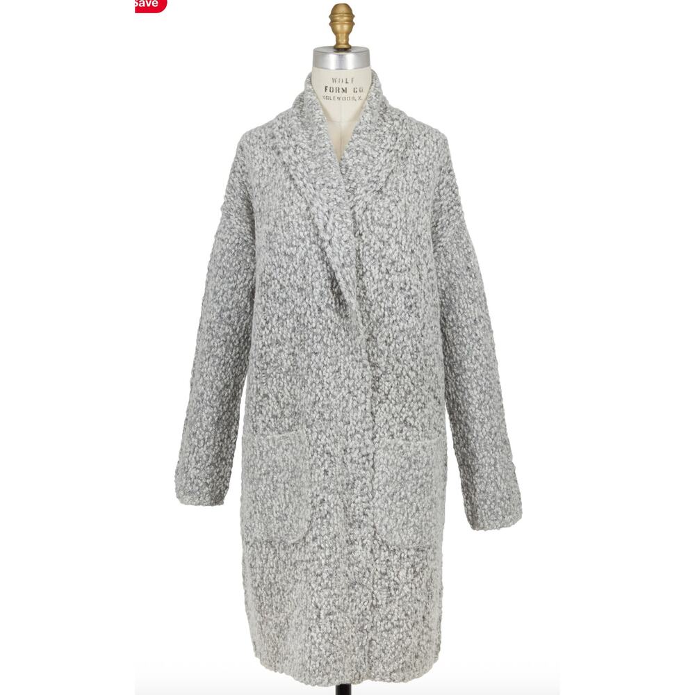 Vince Shawl Collar Duster Sweater Car Coat Womens XS Oversized - Picture 2 of 9